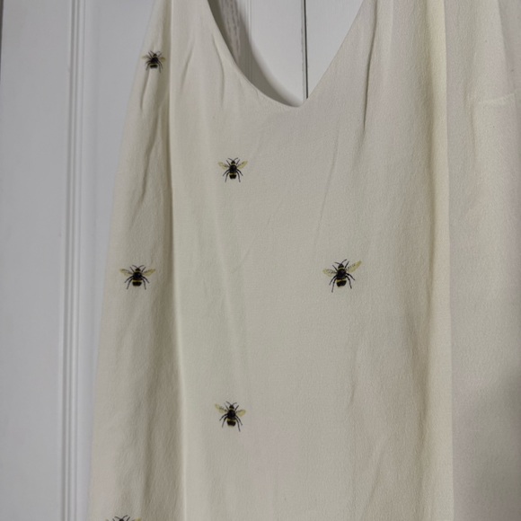 Joules Cream Tank Top with Bees - Picture 2 of 6